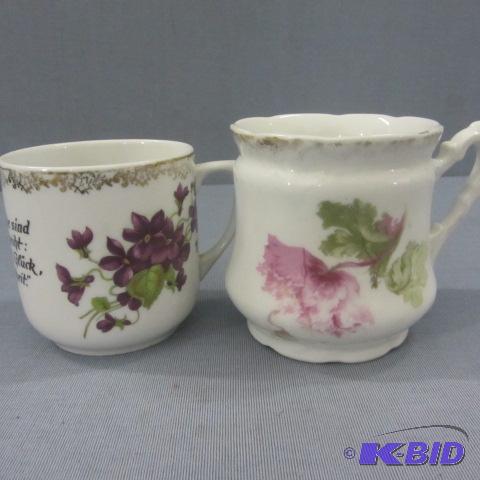 German Shave Mugs