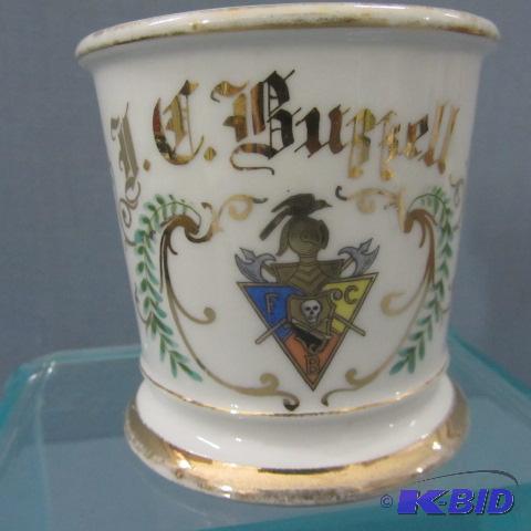 Fancy Limoges Shave Cup