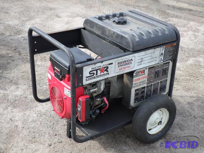 lot 33 image: North Star Pro Series 13000PPG Generator, Hon...