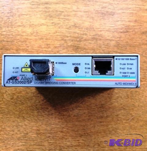 NEW 2 Allied Telesyn AT-GS2002SP-60 Media Converter 101001000BASE-T SF