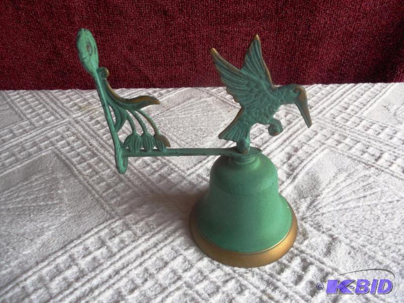 Brass Hummingbird Wall Bell