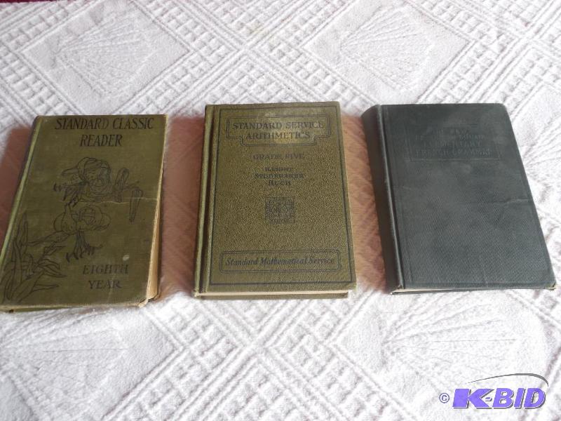 3 Antique Books
