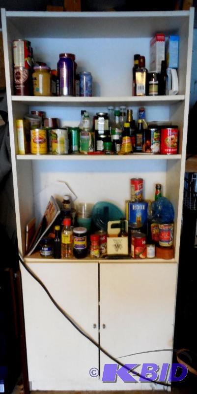 Kitchen Pantry Cabinet Storage Shelving Cupboard Tall White Food Organizer