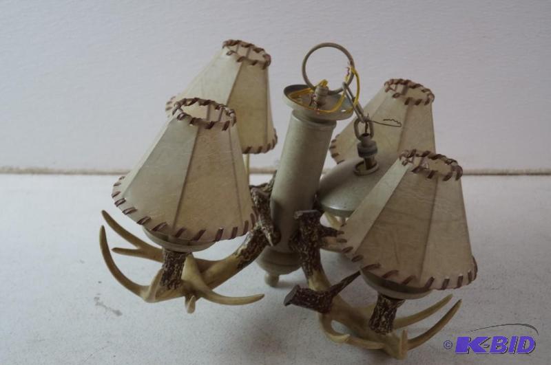 Antler chandelier