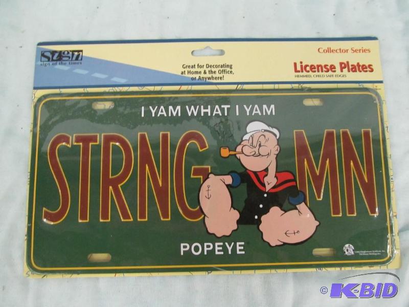 lot 83 image: License Plate