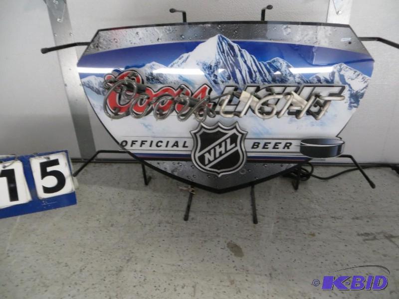 Coors Light Official NHL Beer Neon Sign. For ...