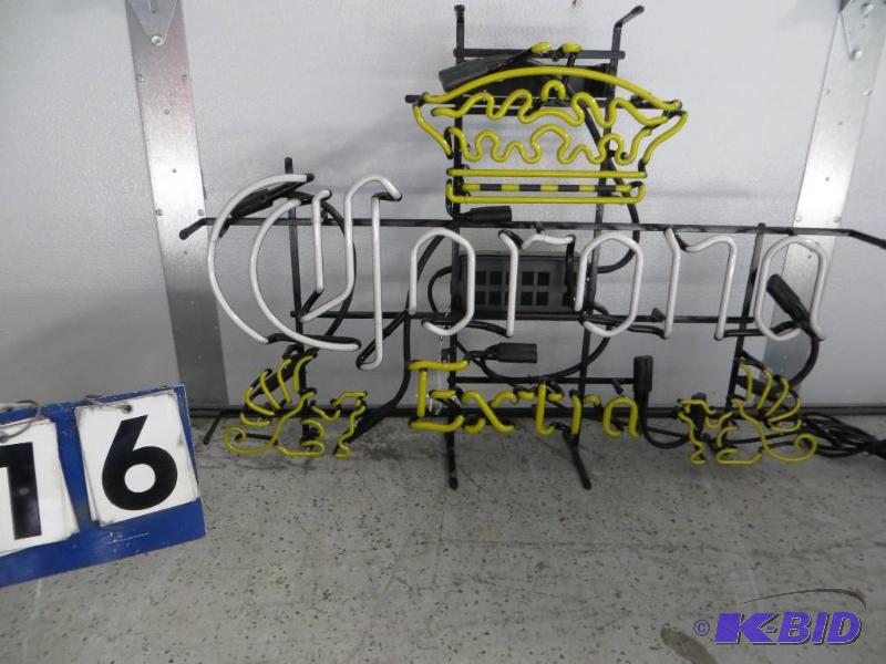 Corona Extra Crown Neon Sign. For repair. Doe...