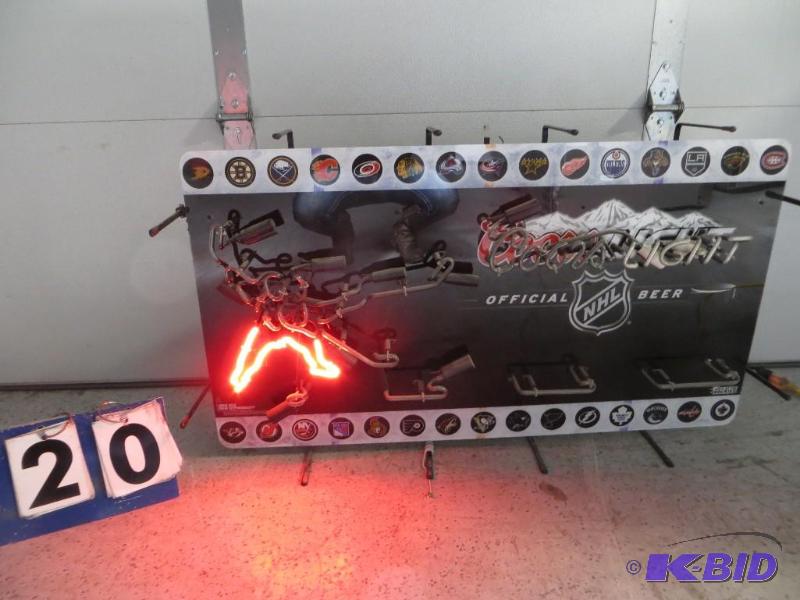 Coors Light Official NHL Beer Neon. For repai...