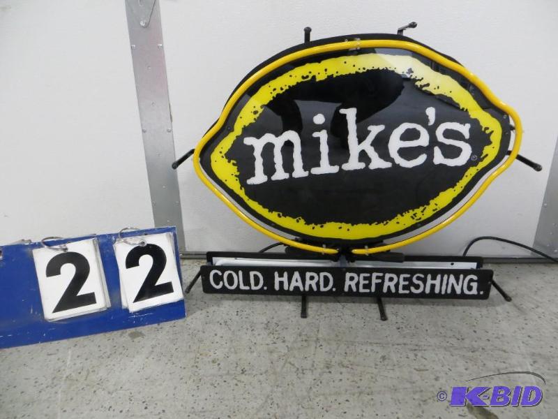 Mikes Cold Hard Refreshing Neon. 23&quotW x...