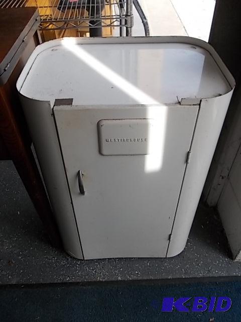 lot 110 image: Old Westinghouse Metal Cupboard...