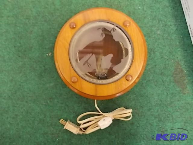 lot 13 image: Lighted Port Hole &quotDays End" Night ...