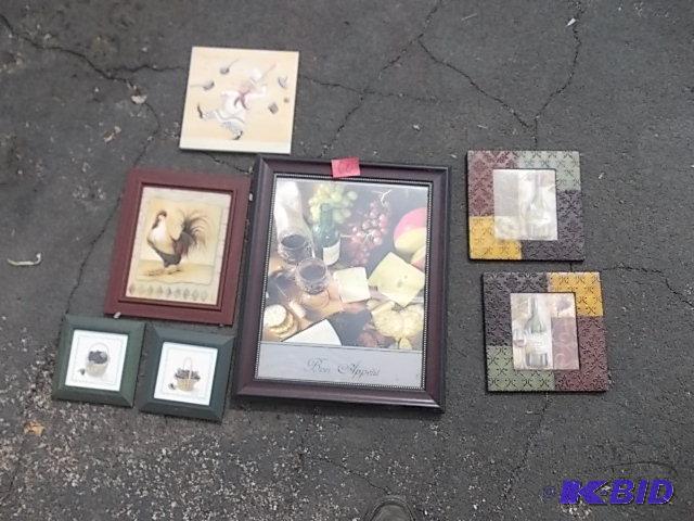 lot 60 image: Lot Of 7 Assorted Pictures...
