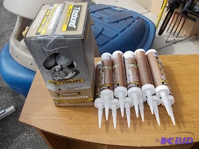 lot 87 image: 23-Tubes Of Tight Bond Weather Master Sealer ...