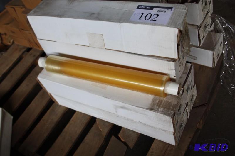 lot 102 image: Box lot of (7) Premium Perforated Bakery Plas...