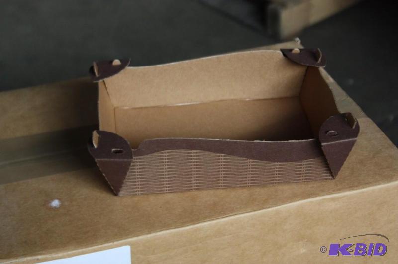 lot 124 image: Box lot of (6) e-go tray bakery trays 7.5x5....