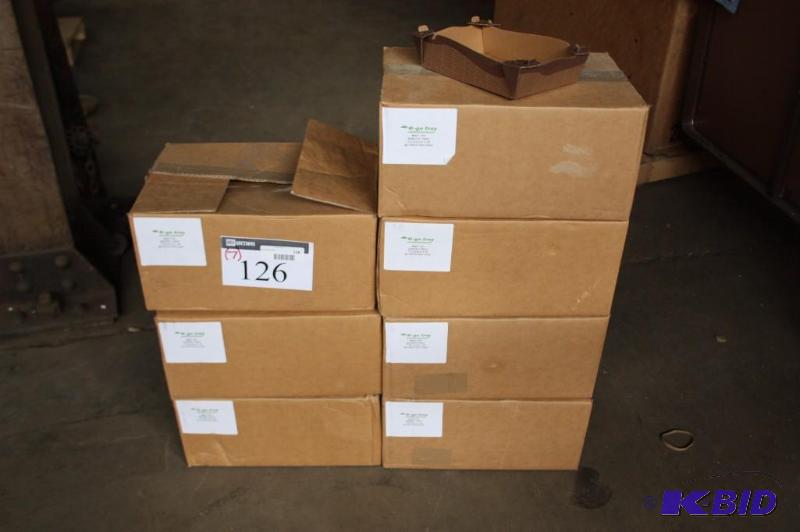 lot 126 image: Box lot of (7) e-go tray bakery trays 7.5x5....
