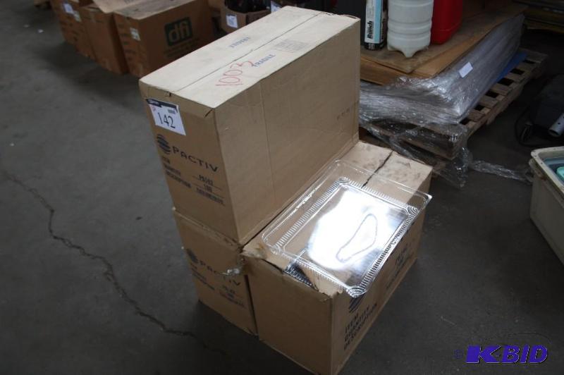 lot 142 image: Box lot of (3) plastic domes....