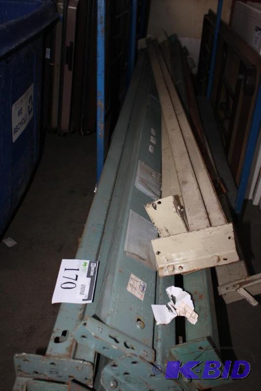 lot 170 image: Lot of (15) Pallet Rack Beams  10x8&qu...