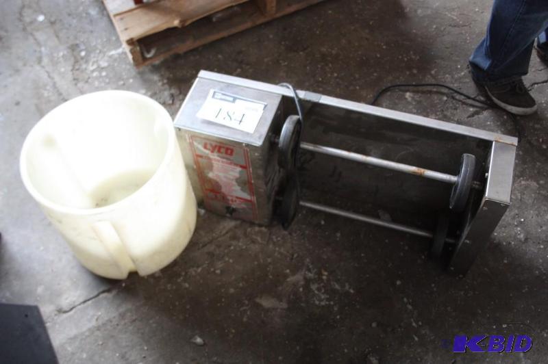 lot 184 image: Lyco Food Processor Lt-40 Vacuum Tumbler with...