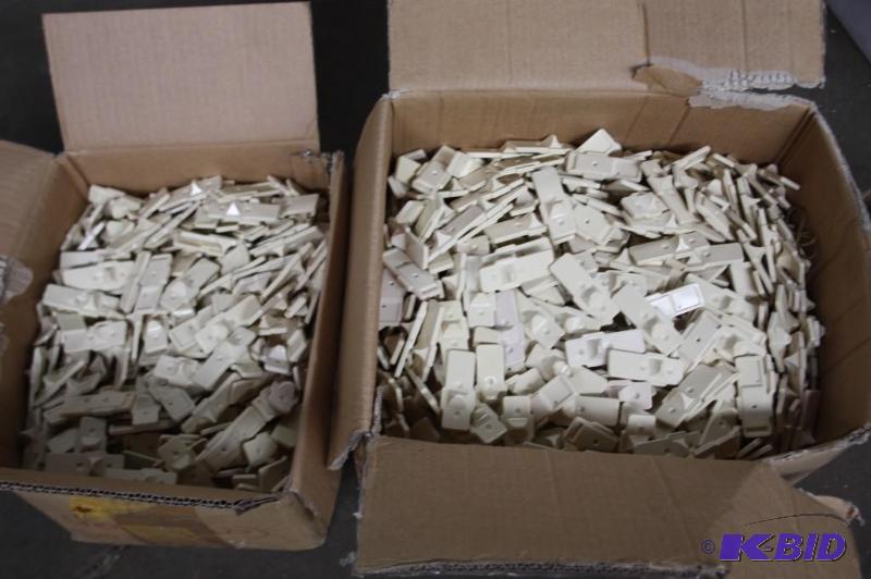 lot 191 image: Box lot of (2) creme-colored sensor backs...