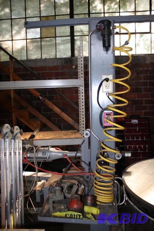 lot 2 image: Custom Work Bench with Ridgid&nbspModel ...