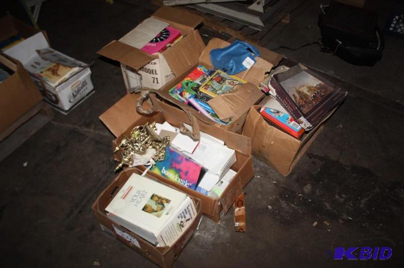 lot 236 image: Box lot of (6) Including Miscellaneous books...