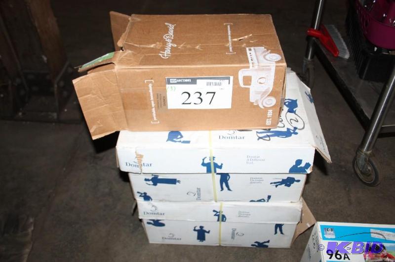lot 237 image: Box lot of (3) white printer paper....
