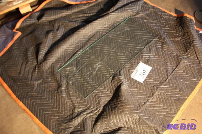 lot 268 image: Glass pane. 12" x 29". Does not inc...