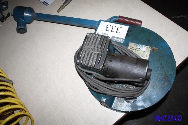 lot 333 image: Goodway Soot-A-Matic firetube boiler cleaner...