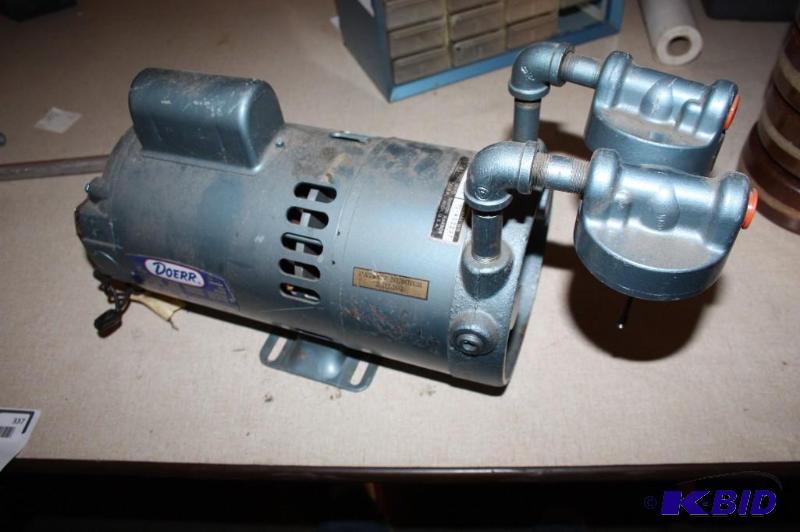 lot 337 image: Doerr Electric Motor D271X 12 HP Hz 60 Cl...