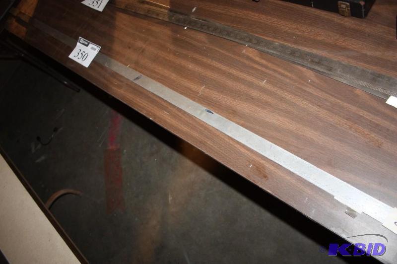 lot 350 image: Lot of (2) 6 Tempered Steel Precision Rules...