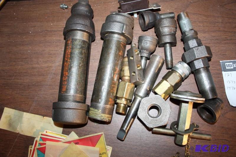 lot 369 image: Lot of (10) miscellaneous metal parts includi...