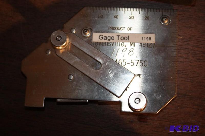 lot 388 image: G.A.L. Gage Company, Weld Measuring Gauge...