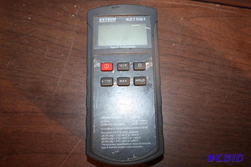 lot 391 image: ExTech 4215Q1 Type K Single Input Thermometer...