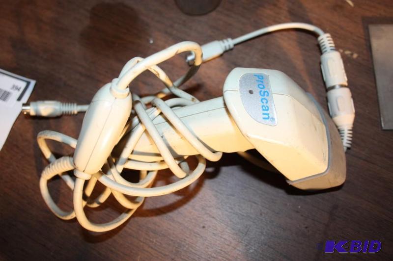 lot 394 image: ProScan scanner gun with cable white....