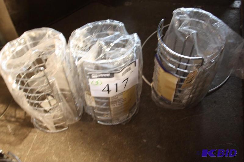 lot 417 image: Lot of (3) New in Bag Paper Towel Holders...