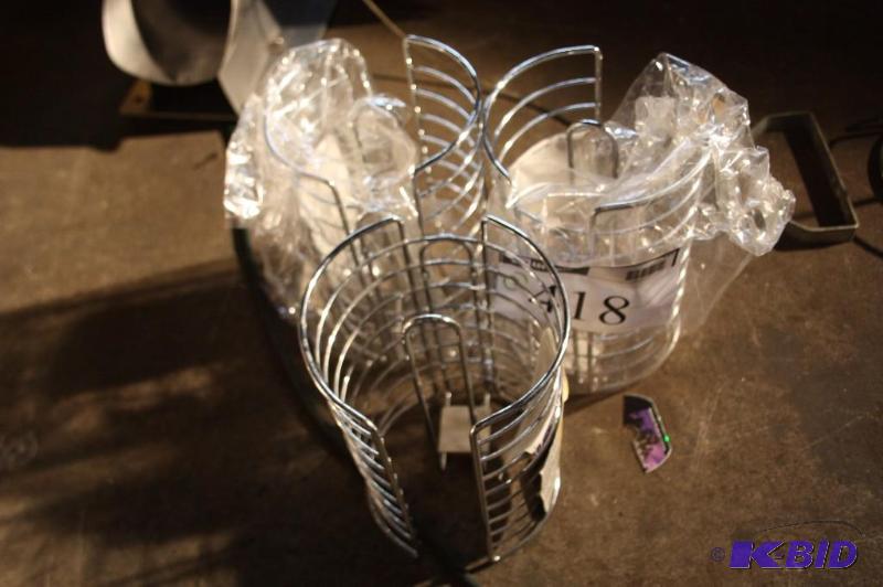 lot 418 image: Lot of (3) New In Bag Paper Towel Holders...