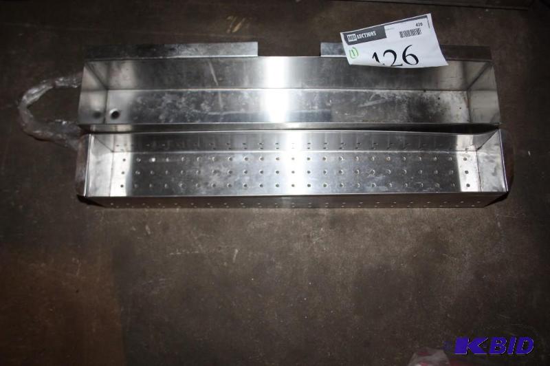 lot 426 image: Stainless steel run-off tray includes tray a...