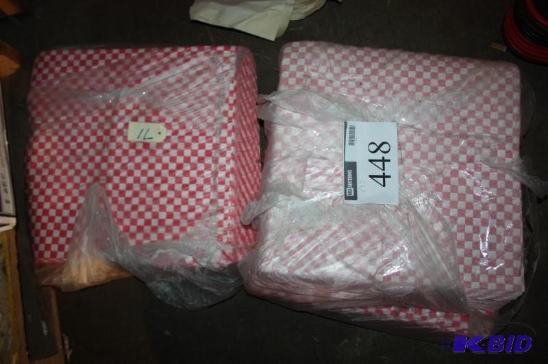 lot 448 image: Lot of (3) packages of parchment paper check...