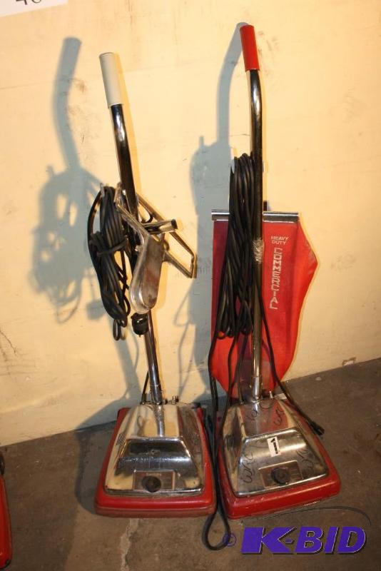lot 48 image: Lot of (2) Sanitaire Heavy Duty Commercial va...