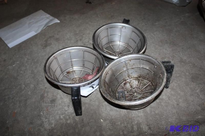 lot 548 image: Lot of (3) coffee dripper coffee ground trays...