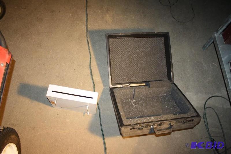 lot 57 image: Lot of (2) Including (1) Plastic Suitcase wi...
