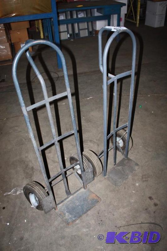 lot 578 image: Lot of (2) Metal Rolling Dollies one bad whee...