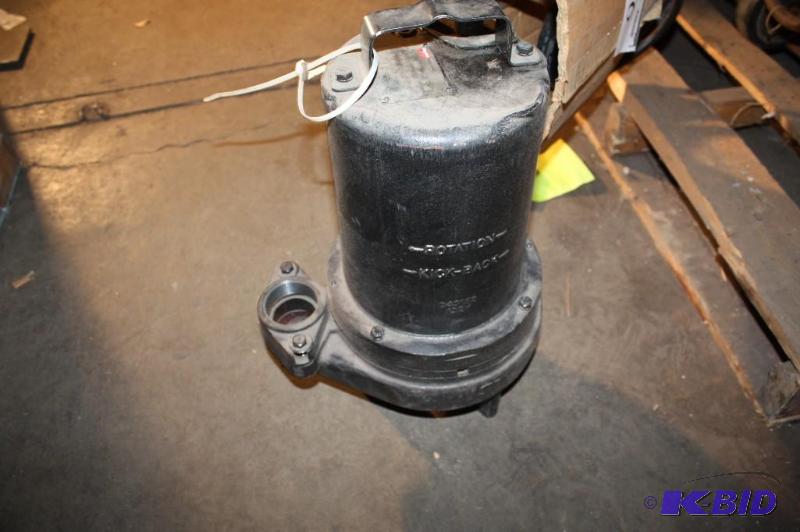 lot 626 image: Dayton water pump black. 60Hz, 3 Phase, ...