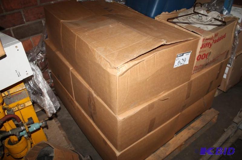 lot 629 image: Box lot of (10) office supplies manila folde...