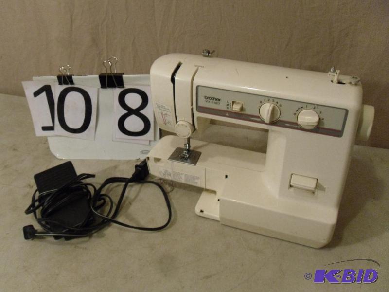 lot 108 image: Brother VX1120 Sewing Machine. Platform on si...