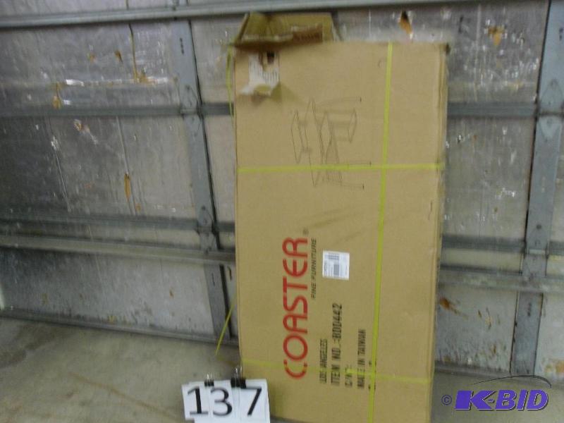 lot 137 image: New in Box Coaster Fine Furniture Computer De...