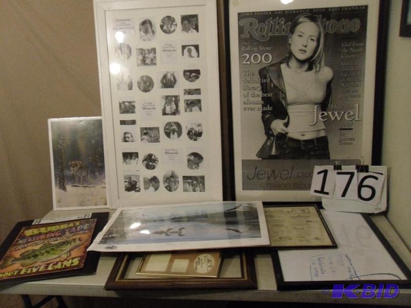 lot 176 image: Lot of Assorted Pictures and Frames. Collecto...