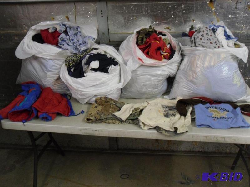 lot 192 image: 4 Garbage Bags FULL of Little Boys Clothing. ...