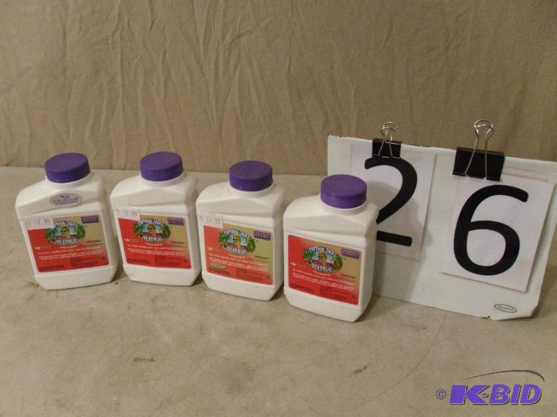 lot 26 image: 4 New Bottles of Bonide Captain Jacks Dead Bu...